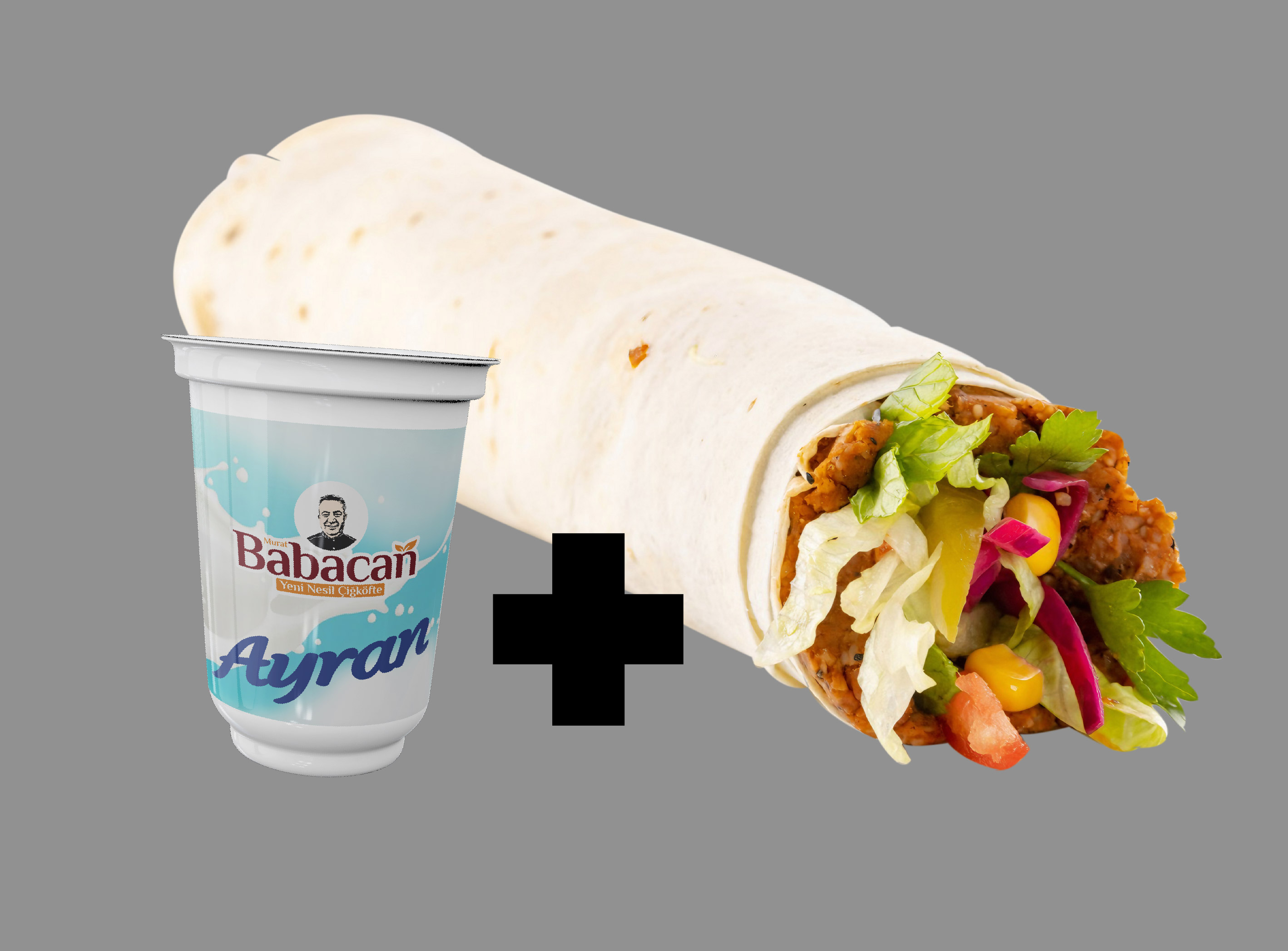 1 Dürüm (80gr)+ K.Ayran